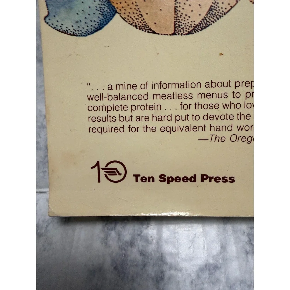 The Electric Vegetarian Cookbook Natural Cooking Food Processor 1980 Szilard Woo